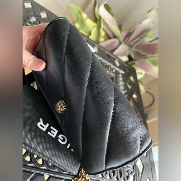❌SOLD❌NWT Kurt Geiger London Soho Leather Wallet On Chain - Picture 6 of 10